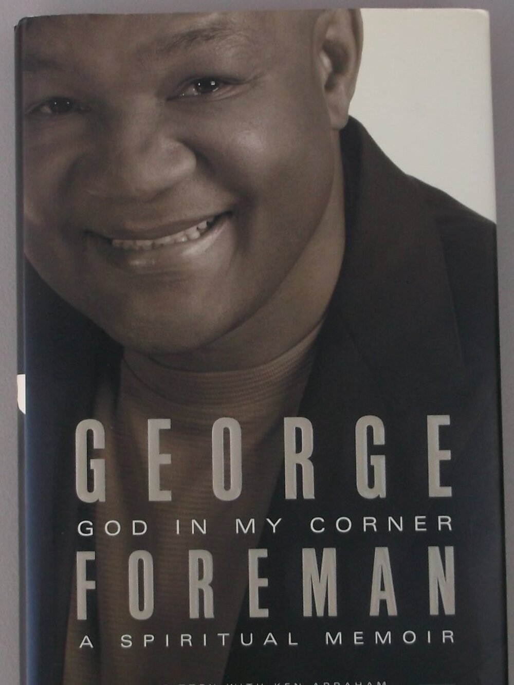 God Is in My Corner — Signed by George Foreman • NWT